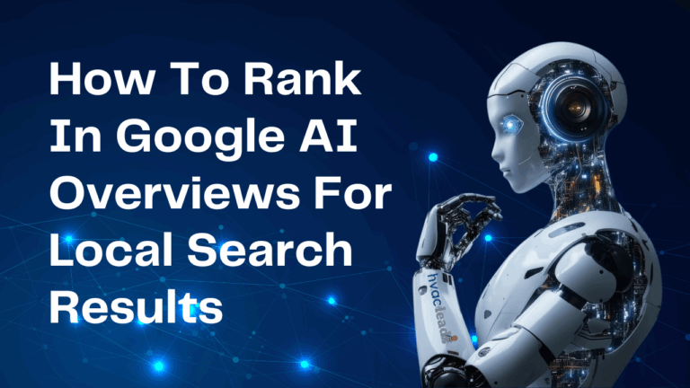 how to rank in google ai overviews for local search results